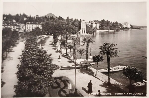 Cartolina - Lago Maggiore - Verbania - Pallanza - 1953