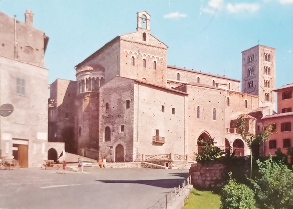 Cartolina - Anagni - Piazza Innocenzo III - La Cattedrale …