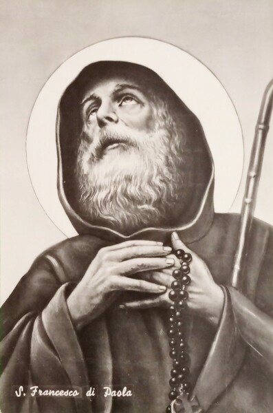Cartolina - Commemorativa - San Francesco di Paola - 1961