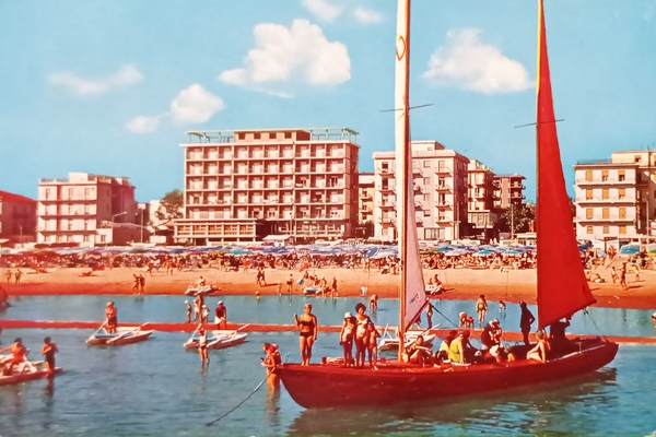 Cartolina - Miramare - Gita in Barca - 1967
