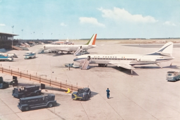 Cartolina Fiumicino - Aeroporto Intercontinentale di Roma Leonardo da Vinci …