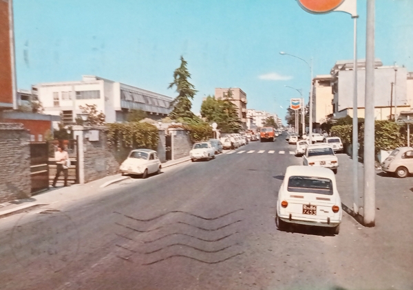 Cartolina - Tor Sapienza ( Roma ) - Via di …