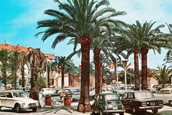 Cartolina - Borghetto S. Spirito - Piazza della Libertà - …