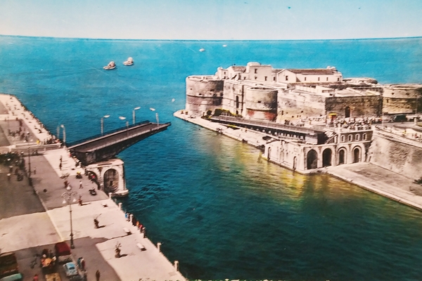 Cartolina - Taranto - Ponte Girevole S. Francesco - 1960 …