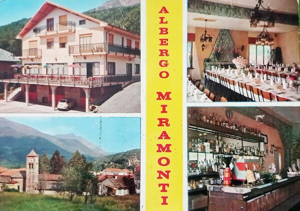 Cartolina - Albergo Ristorante Miramonti - Rubiana ( Torino ) - 1965 ca. - 0