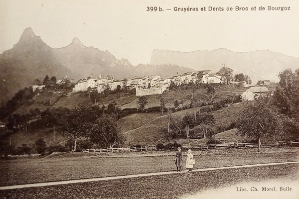 Cartolina - Svizzera - Gruyères et Dents de Broc et …