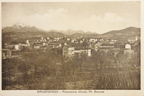Cartolina - Brusnengo ( Biella ) - Panorama sfondo M. …