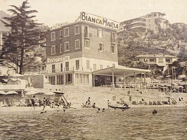 Cartolina - Pensione Ristorante Bianca Maria - Varazze - 1950 …
