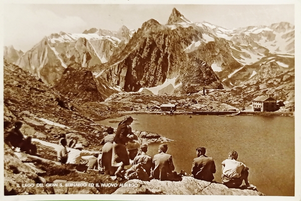 Cartolina - Il Lago del Gran S. Bernardo ed il …