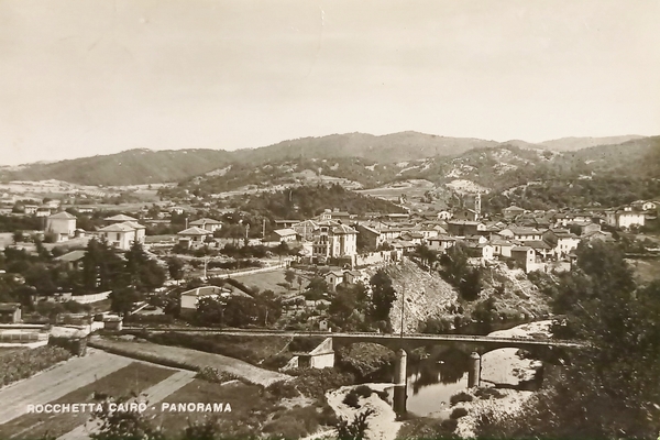Cartolina - Rocchetta Cairo - Panorama - 1955 ca.