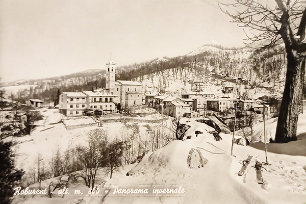 Cartolina - Roburent - Panorama Invernale - 1962