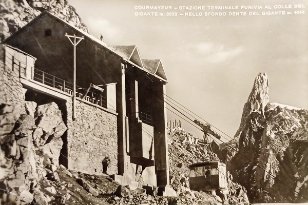 Cartolina - Courmayeur - Stazione Terminale Funivia al Colle del …