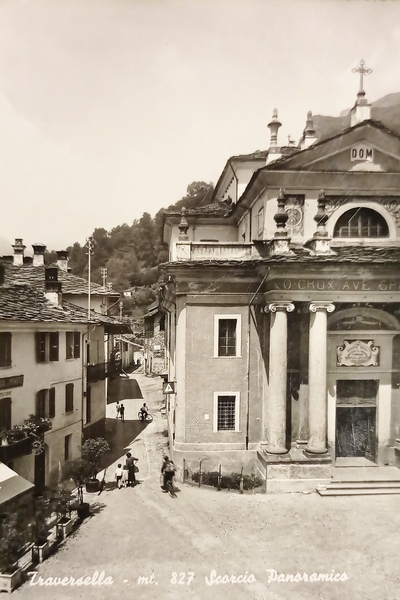 Cartolina - Traversella ( Torino ) - Scorcio Panoramico - …