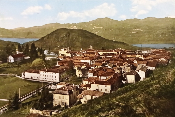 Cartolina - Lago d'Orta - Armeno - panorama con lago …
