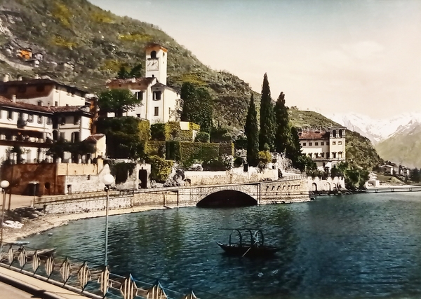 Cartolina - Lago di Como - Gravedona - 1960 ca.