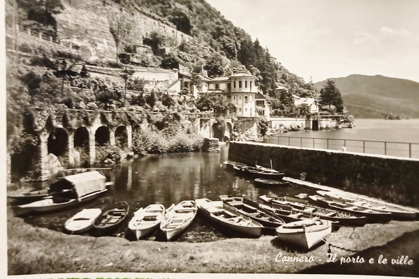 Cartolina - Cannero - Il Porto e le Ville - …