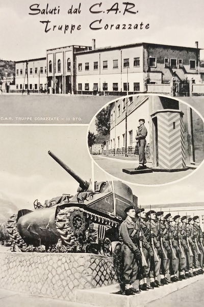 Cartolina - Saluti dal C.A.R. - Truppe Corazzate - III^ …