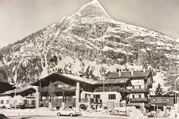 Cartolina - Courmayeur - Ufficio Postale e Monte Chétif - …