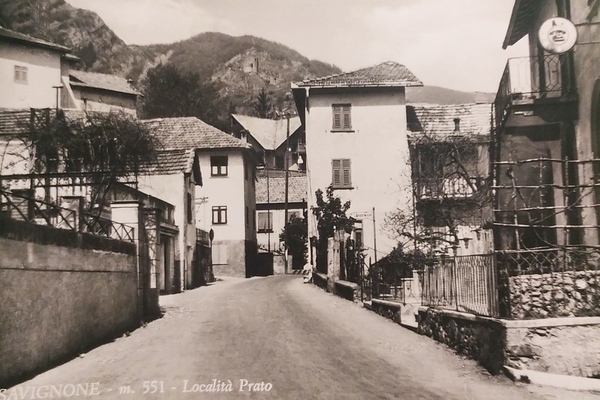 Cartolina - Savignone - Località Prato - 1966