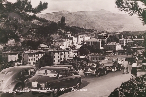 Cartolina - Castelnovo ne' Monti - Panorama - 1957