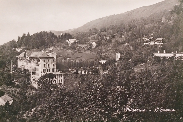 Cartolina - Miazzina ( Verbano-Cusio-Ossola ) - L'Eremo - 1958