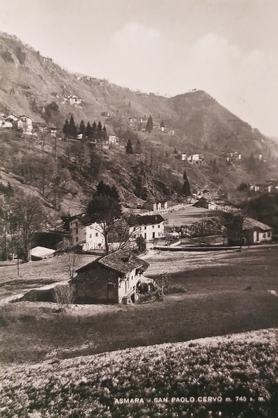 Cartolina - Asmara - San Paolo Cervo ( Biella ) …