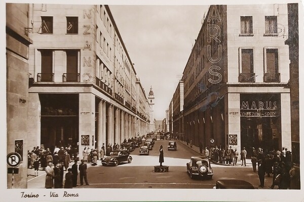 Cartolina - Torino - Via Roma - 1941