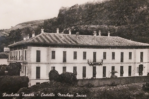 Cartolina - Rocchetta Tanaro - Castello Marchese Incisa - 1956