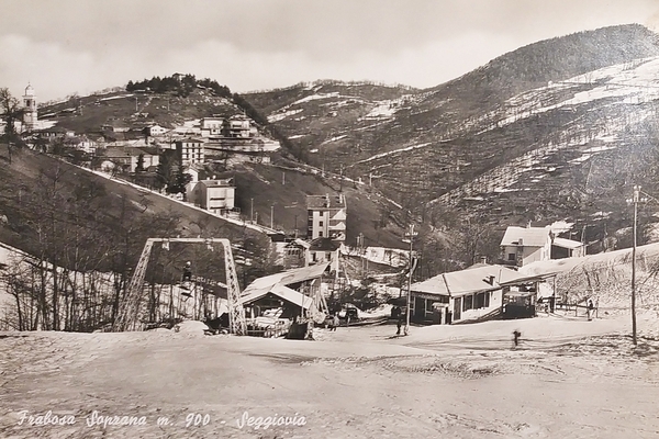Cartolina - Frabosa Soprana - Seggiovia - 1960 ca.