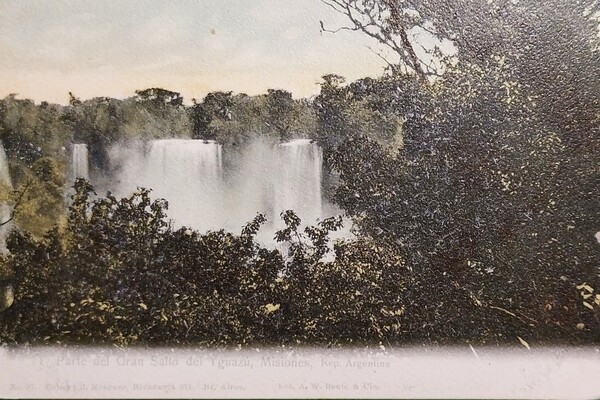 Cartolina - Argentina - Parte del Gran Salto de Iguazù …