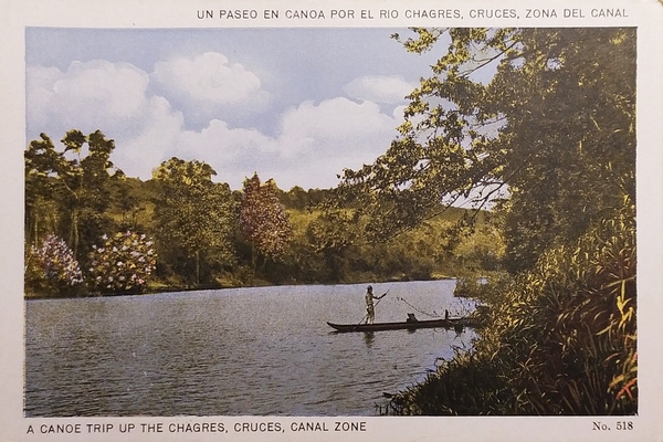 Cartolina - Panamà - Un Paseo en Canoa por el …