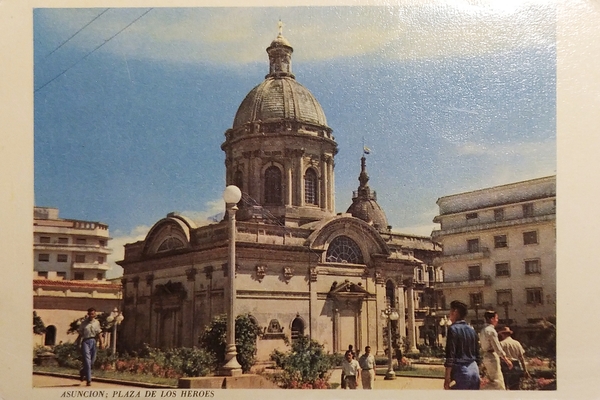 Cartolina - Asunción ( Paraguay ) - Plaza de los …
