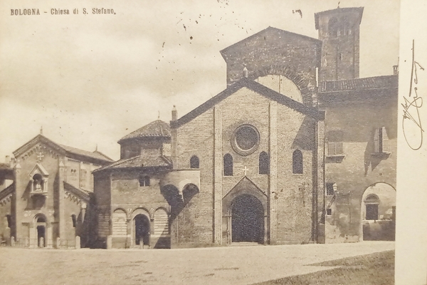 Cartolina - Bologna - Chiesa di S. Stefano - 1907