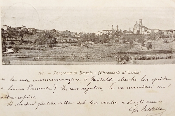 Cartolina - Panorama di Brozolo - Circondario di Torino - …