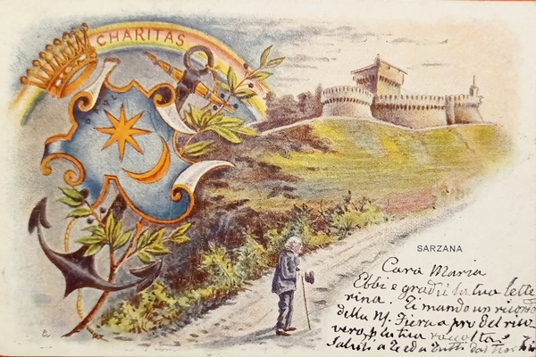 Cartolina - Sarzana ( La Spezia ) - Charitas - …