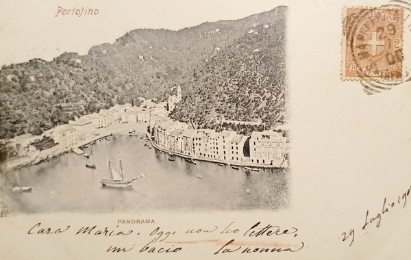 Cartolina - Ricordo di Portofino (Genova ) - Panorama - …