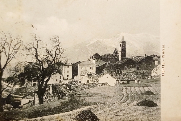 Cartolina - Andrate - Panorama - 1908