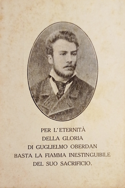 Cartolina - Per l'Eternità della Gloria di Guglielmo Oberdan - …