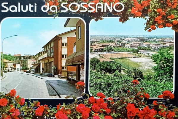 Cartolina - Saluti da Sossano ( Vicenza ) - Vedute …