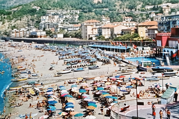 Cartolina - Levanto ( La Spezia ) - Spiaggia - …