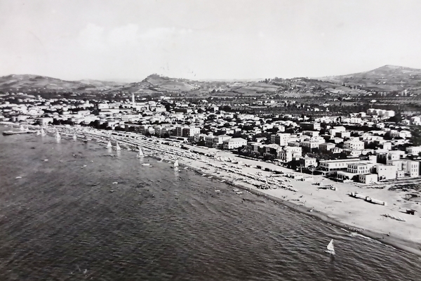 Cartolina - Cattolica - Panorama dall'Aereo - 1956