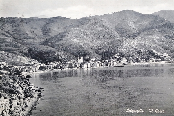 Cartolina - Laigueglia - Il Golfo - 1959