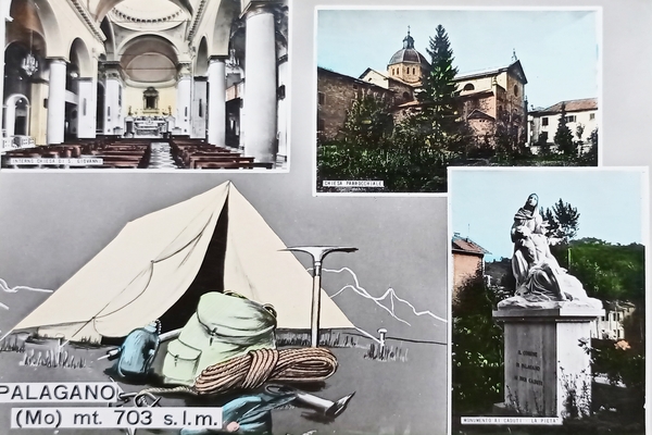 Cartolina - Palagano ( Modena ) - Vedute diverse - …