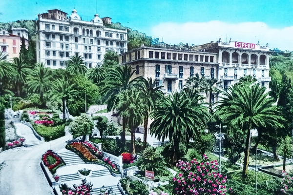 Cartolina - Riviera delle Palme - Bordighera - Grandi Alberghi …