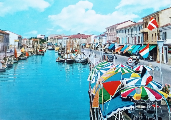 Cartolina - Riviera Adriatica ( Cesenatico ) - Porto Canale …