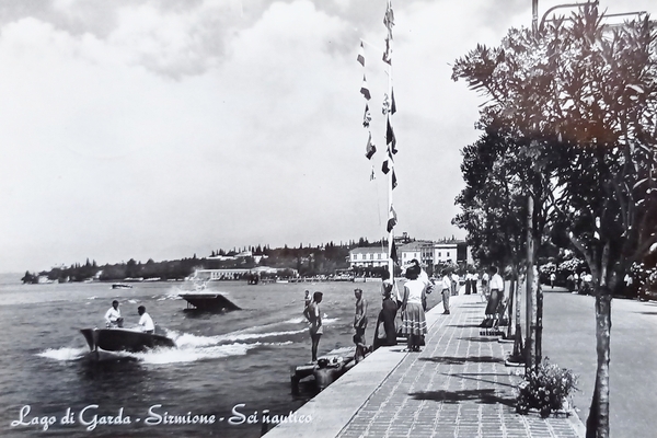 Cartolina - Lago di Garda - Sirmione - Sci nautico …