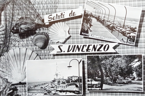 Cartolina - Saluti da San Vincenzo - Vedute diverse - …