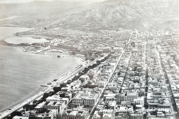 Cartolina - Reggio Calabria - Veduta aerea - 1963