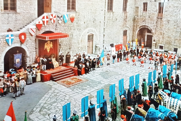 Cartolina - Barletta - Rievocazione storica della Disfida - 1980