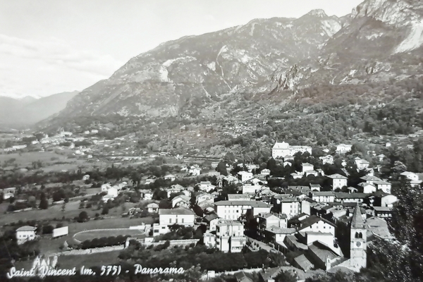 Cartolina - Saint Vincent - Panorama - 1956